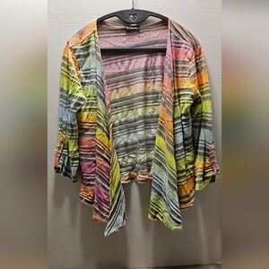 Multicolor Striped Long Sleeve Top